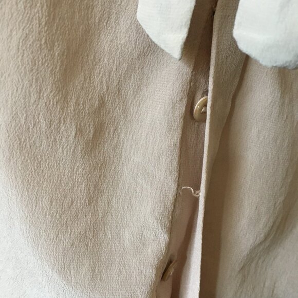 Babaton 100% Silk Two Tone Tie Neck Blouse - Picture 6 of 15